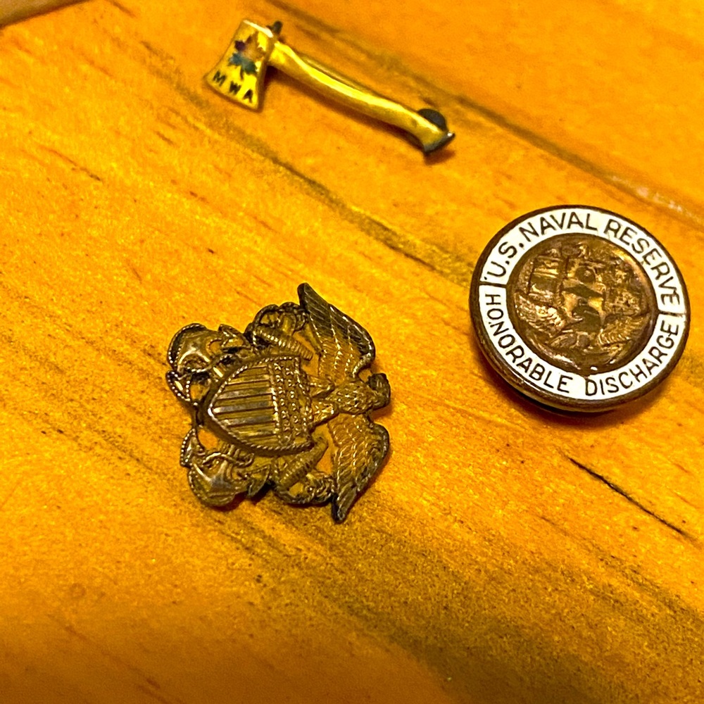 3 vintage pins